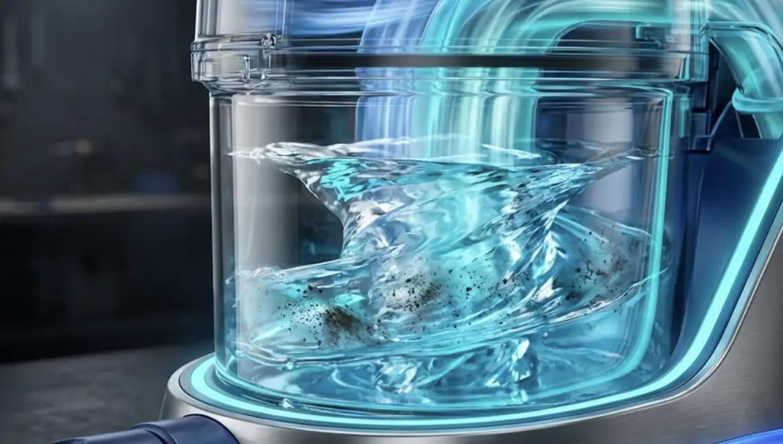 Wasserwirbel im Staubsauger - Separator-Technologie